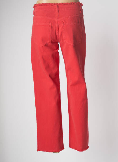 Blugi cu croială dreaptă roșu VILA femeie