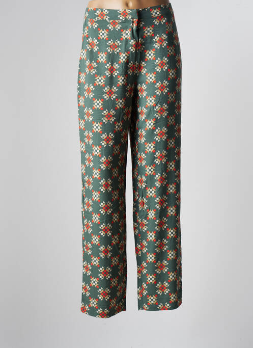 Pantalon drept verde VILA femeie