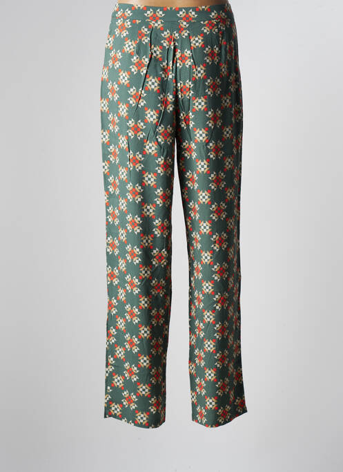 Pantalon drept verde VILA femeie