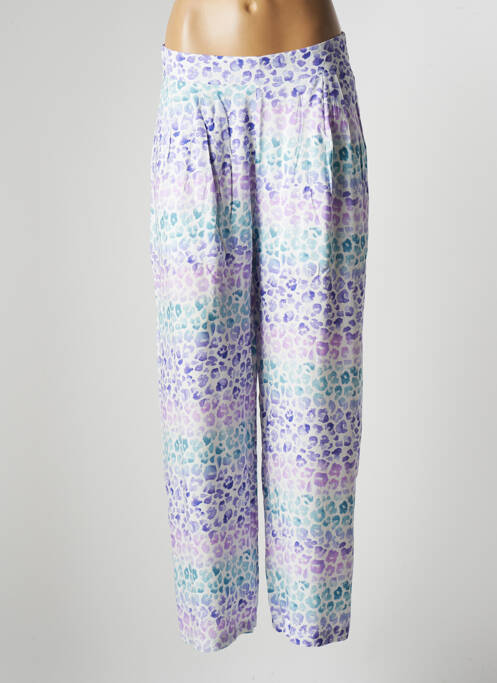 Pantalon larg violet LILI SIDONIO femeie