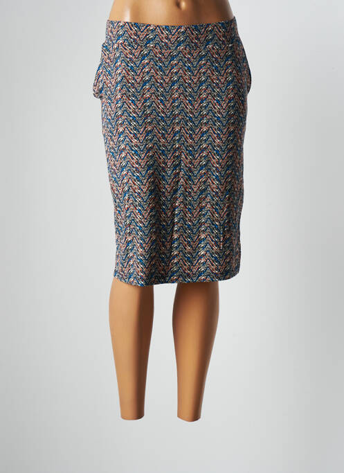 Fustă midi albastru TRAMONTANA femeie