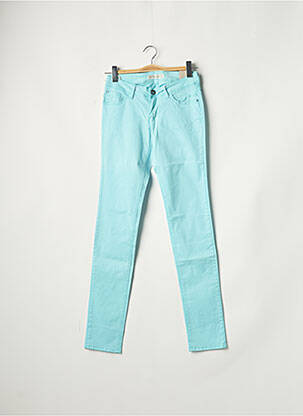 Pantalon slim albastru TEDDY SMITH fată