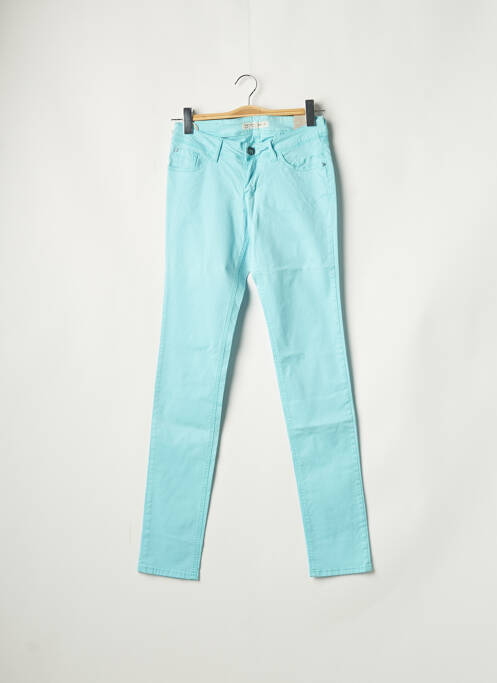 Pantalon slim albastru TEDDY SMITH fată