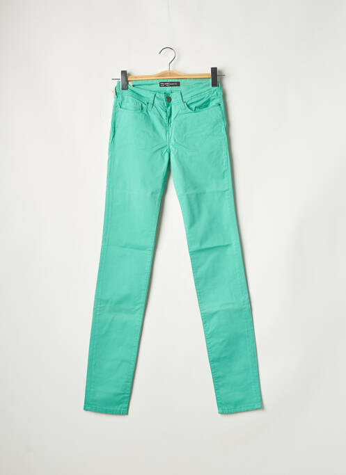 Pantalon slim verde TEDDY SMITH fată