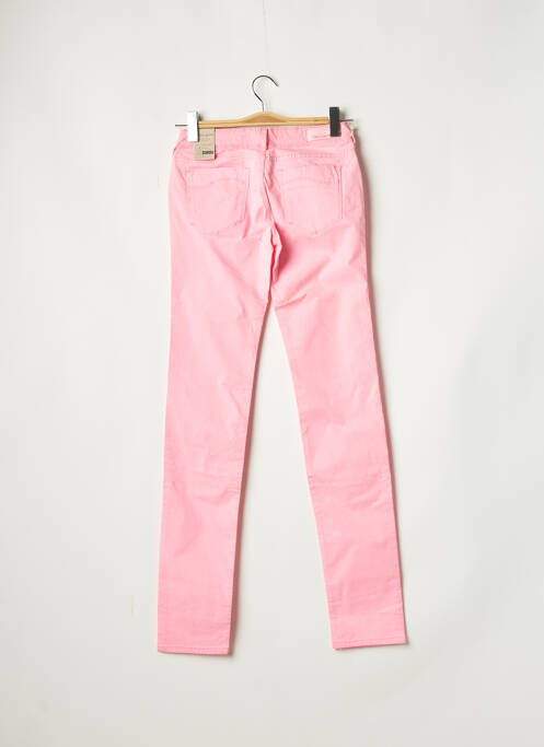 Pantalon slim roz TEDDY SMITH fată