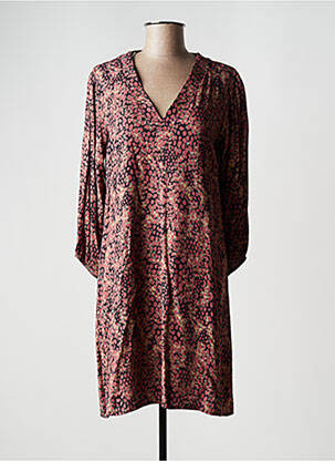 Rochie midi maro SIGNE NATURE femeie