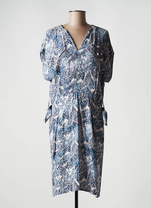 Rochie midi albastru EVA KAYAN femeie