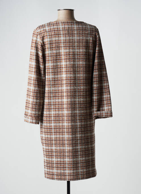 Rochie midi maro SIGNE NATURE femeie