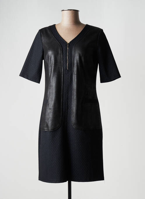 Rochie midi negru HALOGENE femeie