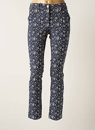 Pantalon slim albastru ÉTYMOLOGIE femeie