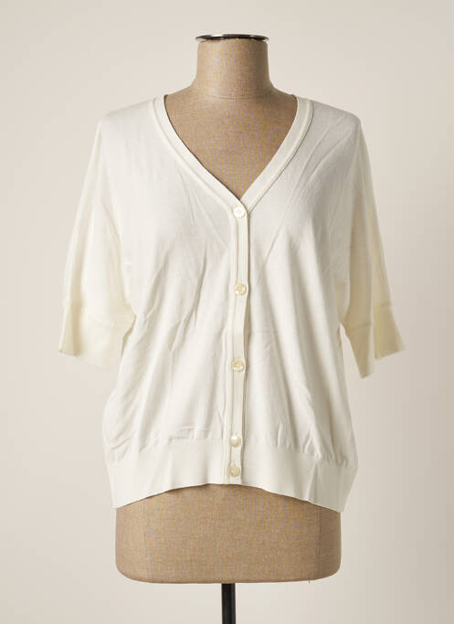 Vestă cu mâneci lungi bej DEVERNOIS femeie