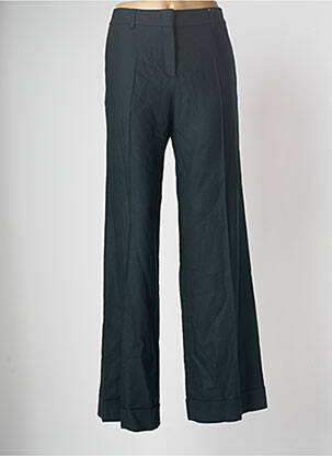 Pantalon larg talie cu cleme talie înaltă verde PAUL SMITH femme