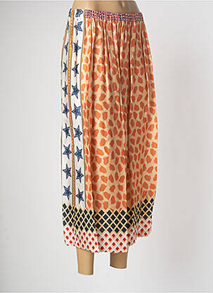 Fustă lungă portocaliu ME369 femeie