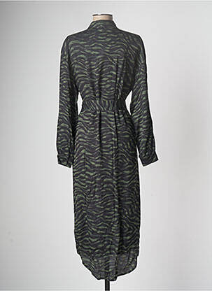 Rochie midi mâneci lungi mâneci lungi verde ESSENTIEL ANTWERP femeie