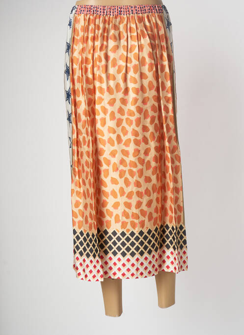 Fustă lungă portocaliu ME369 femeie