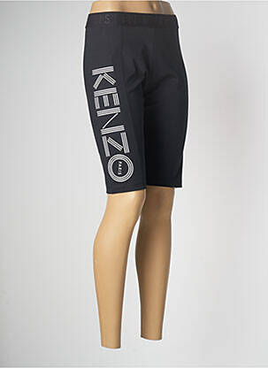 Pantalon de ciclism efect material satinat talie înaltă negru KENZO femeie