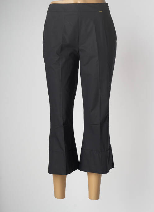 Pantalon trei sferturi elasticitate talie înaltă negru TWINSET femme