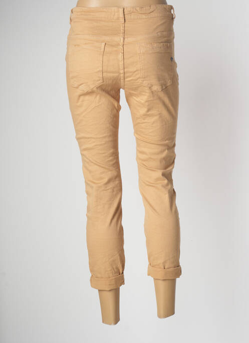 Pantalon trei sferturi bej ME369 femeie