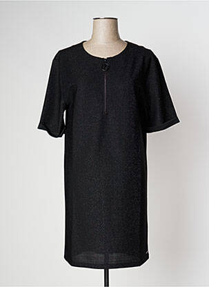 Rochie scurtă mâneci scurte mâneci scurte negru TEDDY SMITH femeie