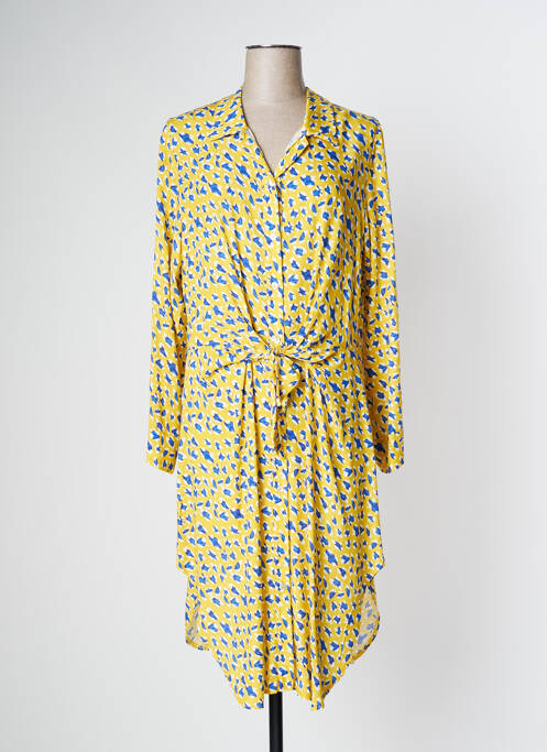 Rochie midi galben DONA LISA femeie