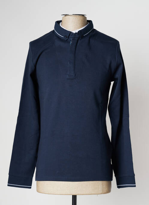 Polo albastru TEDDY SMITH bărbat