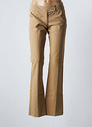 Pantalon evazat elasticitate talie joasă bej HARTFORD femeie