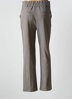 Pantalon drept croială morcov talie înaltă gri C'EST BEAU LA VIE femeie