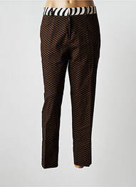 Pantalon chino mărime normală mărime normală maro AHIMARIA femeie