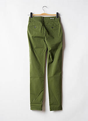 Pantalon chino talie joasă talie joasă verde LES TEINTURIERS femeie