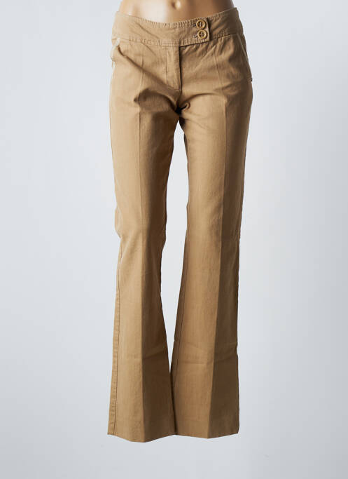 Pantalon evazat bej HARTFORD femeie