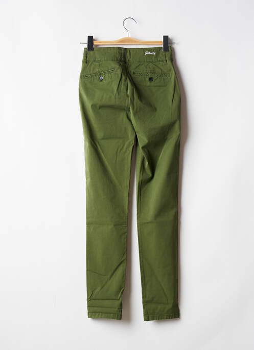 Pantalon chino verde LES TEINTURIERS femeie