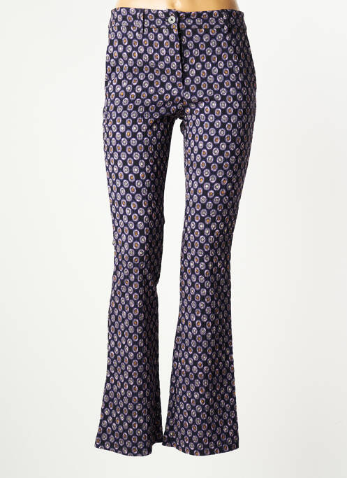 Pantalon evazat violet SEE THE MOON femeie