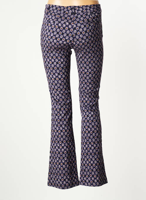Pantalon evazat violet SEE THE MOON femeie