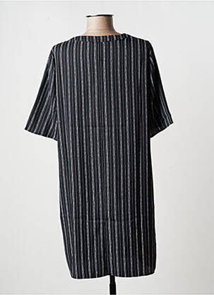 Rochie scurtă croială fluidă mâneci scurte negru BCBGMAXAZRIA femeie