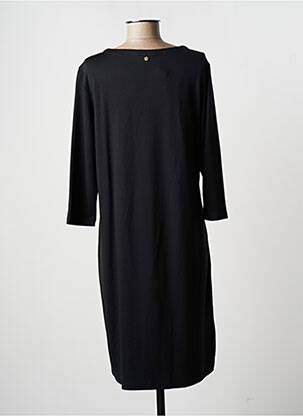 Rochie midi mâneci lungi mâneci lungi negru THALASSA femeie