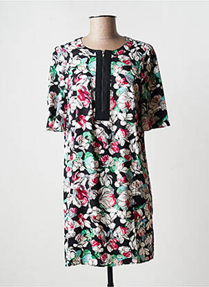 Rochie scurtă mâneci scurte mâneci scurte negru BCBGMAXAZRIA femeie