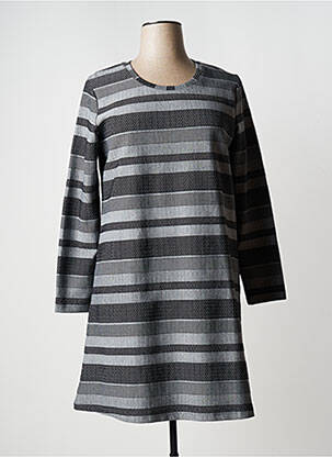 Rochie midi mâneci lungi mâneci lungi gri THALASSA femeie