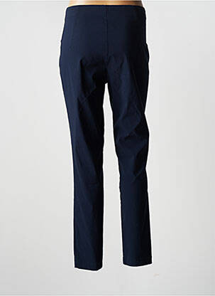 Pantalon slim țesătură poplin mărime normală albastru NO SECRET femme