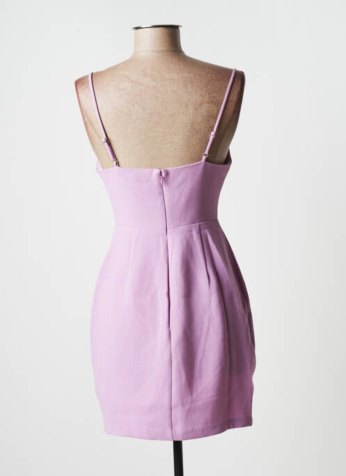 Rochie scurtă violet BCBGMAXAZRIA femeie