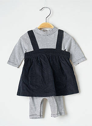 Salopetă-pantalon albastru KITCHOUN fată