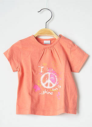 Tricou portocaliu 3 POMMES fată