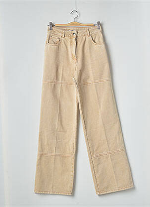 Blugi cu croială largă bej NINA RICCI femeie