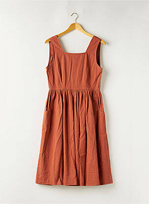 Rochie midi portocaliu MOLLY BRACKEN femeie