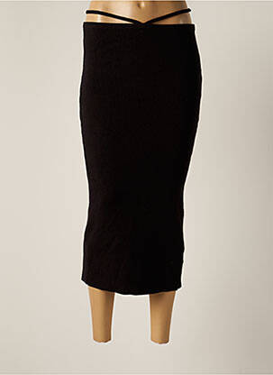 Fustă lungă negru FOR LOVE & LEMONS femeie