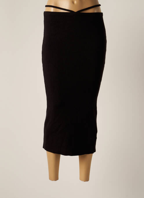 Fustă lungă negru FOR LOVE & LEMONS femeie