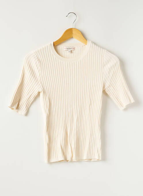 Top bej GUESS femeie