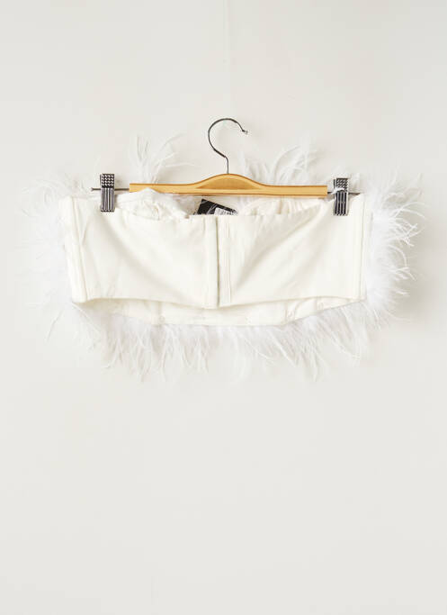 Top alb NASTY GAL femeie