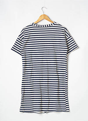 Rochie scurtă mâneci scurte mâneci scurte albastru ORTA femeie