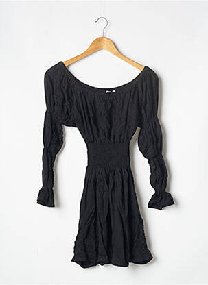 Rochie scurtă mâneci lungi mâneci lungi negru MARYNE femeie