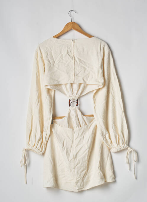 Rochie midi bej L'ACADEMIE femeie